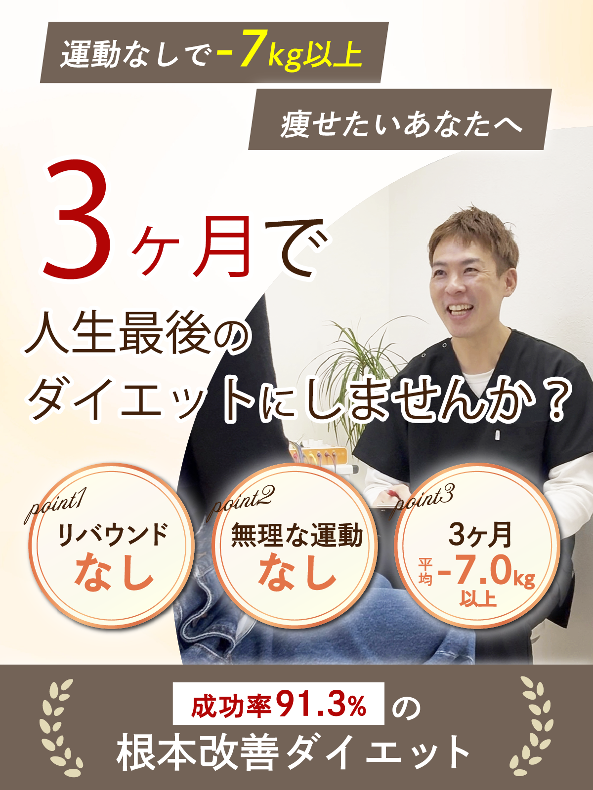 痩せたいあなたをプロがサポート！